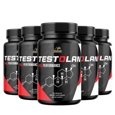 TESTOLAN- Bodybuilding & Men's Health Support- 5 Bottles- 450 Capsules
