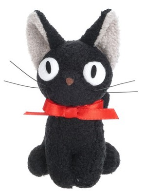 Anhänger mit Plüschtier von Katze Jiji | Schlüsselanhänger für Kiki Fans