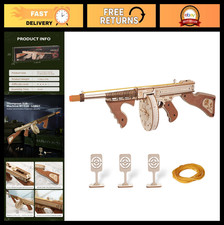 3D Wooden Puzzles for Adults - Military Toy Gun Model Kit, DIY Craft Gift, Uniqu