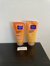 Clean Clear Morning Burst Facial Scrub Cleanser Original Formula 5 oz. x2 READ