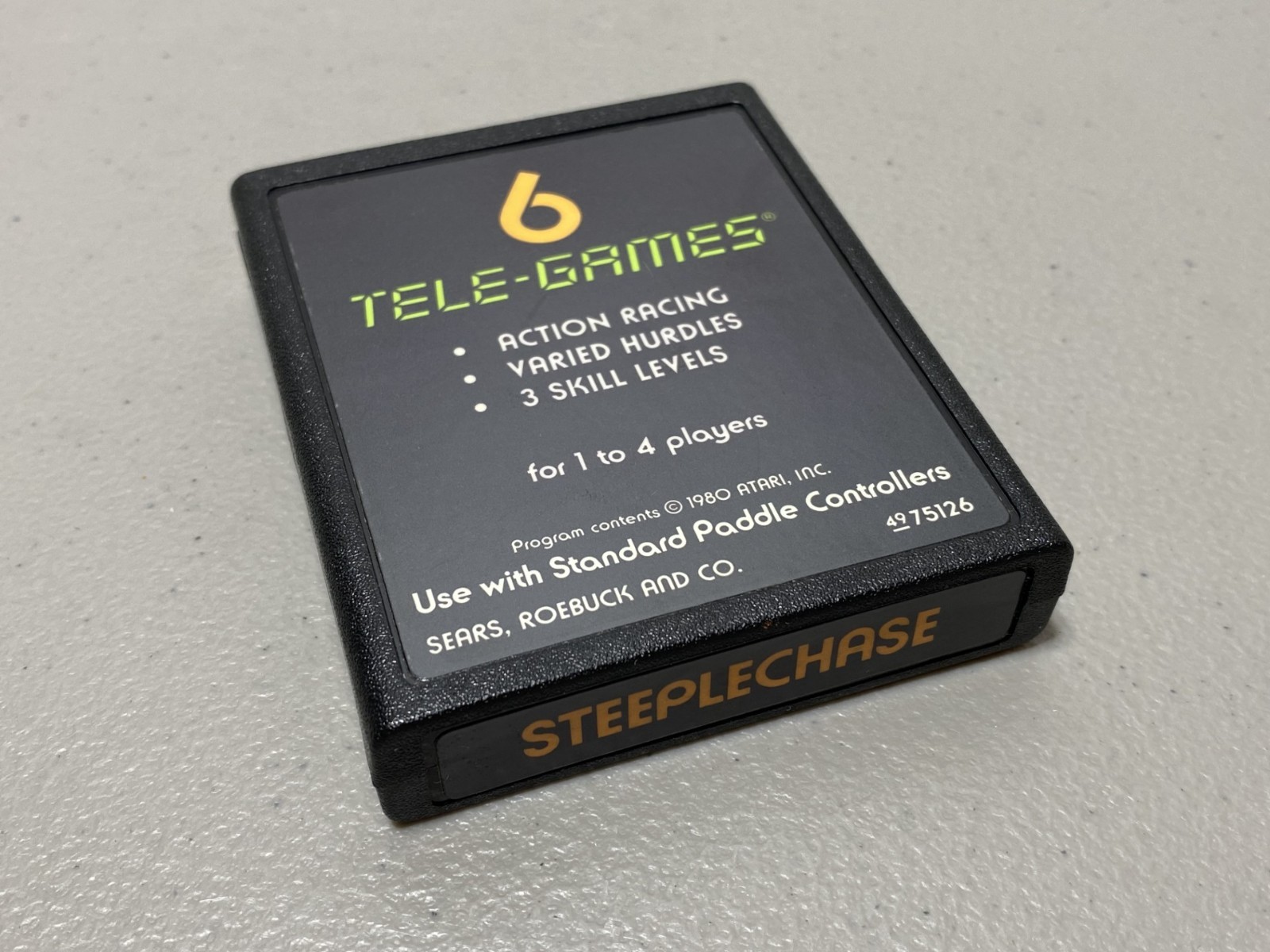 Steeplechase (for Atari 2600) Game Cartridge, NTSC