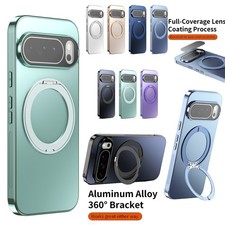 For Google Pixel 8A 9A 10 Pro XL Magnetic Ring Stand Plating Case TPU Shockproof
