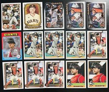 Patrick Bailey Collection 15 Cards M/NM 2023-2025 San Francisco Giants (1) RC