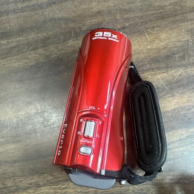 JVC Everio GZ-MS100RU Red — LCD Screen Dual Memory 40x Zoom