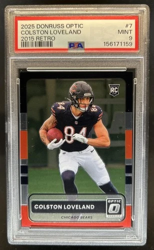 2025 Donruss Optic Colston Loveland Base (PSA 9)