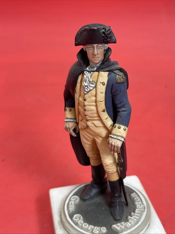 Figura histórica 54 mm General George Washington - pintada a mano Foto 3 de 4