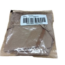 NWT SOMA SIZE M VANISHING EDGE COTTON W/ LACE BIKINI PANTIES WARM AMBER