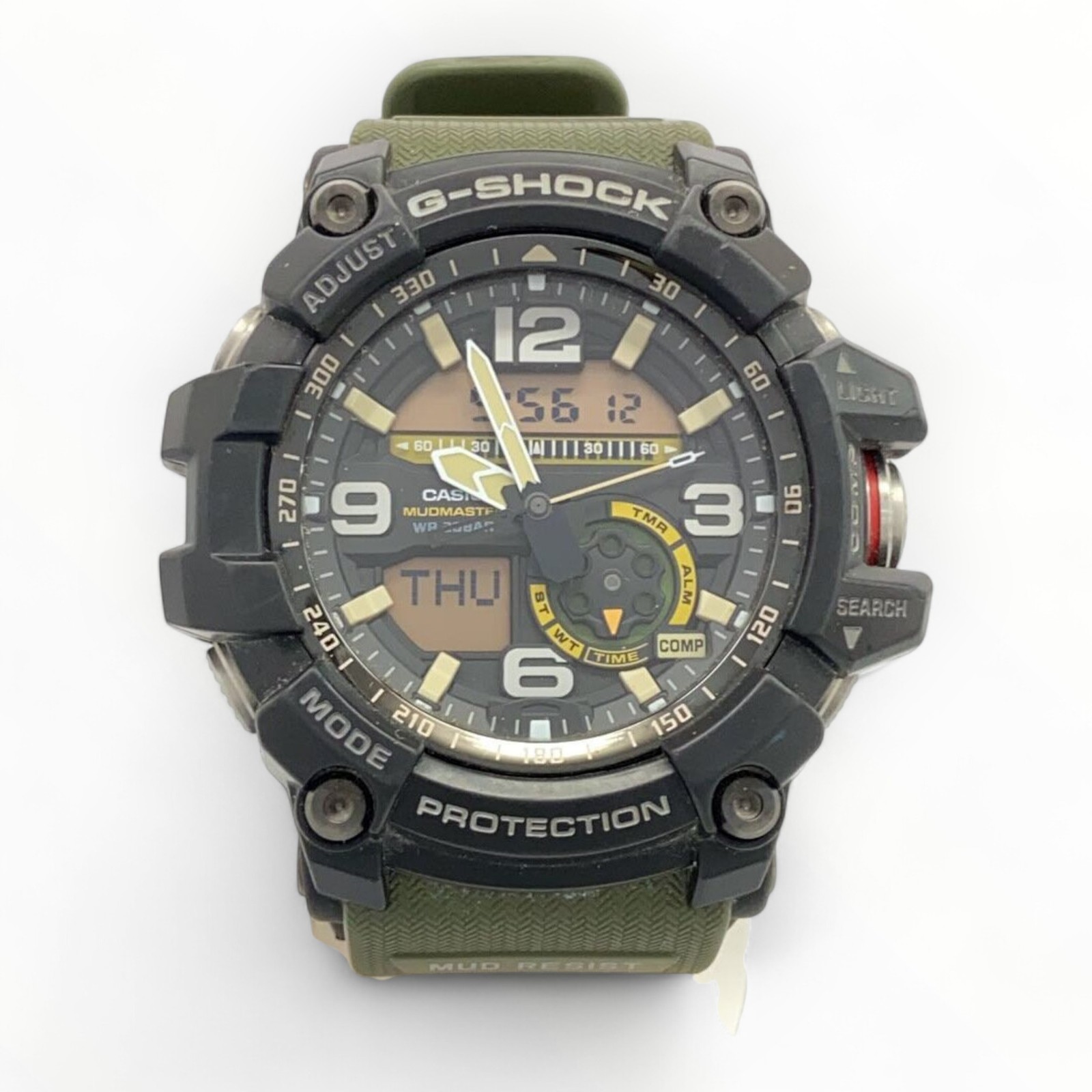 Casio Ana-Digi Quartz Black Khaki Men's Watch 3394 2.09