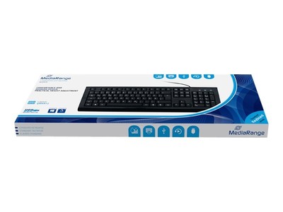 MEDIARANGE MROS101 Full-size (100%) Wired USB QWERTZ Black Standard Keyboard