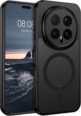 Handyhülle für Honor Magic 8 Pro 5G 6.71'' Schwarz Matt Stoßfest Magsafe Magne...