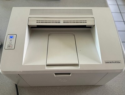 HP LaserJet Pro M102W Wireless Printer  Tested / Works (read Description)