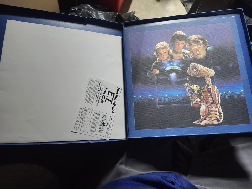 E.T. The Extra-Terrestrial LP Box W/ Book 1982 MCA Michael Jackson John Williams Foto 3 de 4