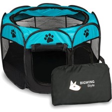 Hund Laufstall Welpenauslauf Katzenzelt  leicht faltbar M L groß