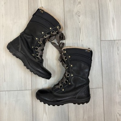 Timberland Mount Hope Womens 8M Leather Mid Calf Winter Boots Waterproof