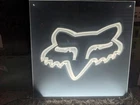 Fox Racing MX Dealership LED Light Up Sign Man Cave USED