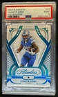 2024 Panini Flawless Jahmyr Gibbs Aquamarine #1/2 Lions PSA 9