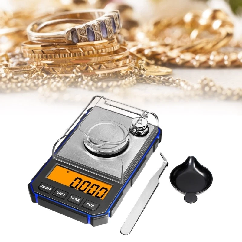 0.001g Electronic Jewelry Scale Mini Car Key Metal Accurate Digital Scale