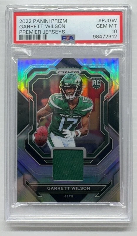 Garrett Wilson Panini Prizm Premier Jerseys #PJGW Base