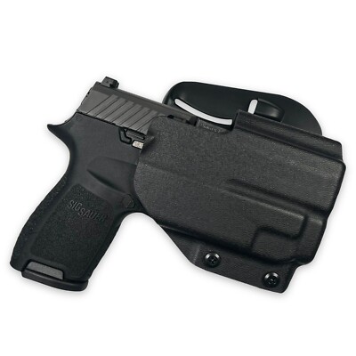 OWB Paddle Holster Fits Sig Sauer P320 Compact with Streamlight TLR-7A