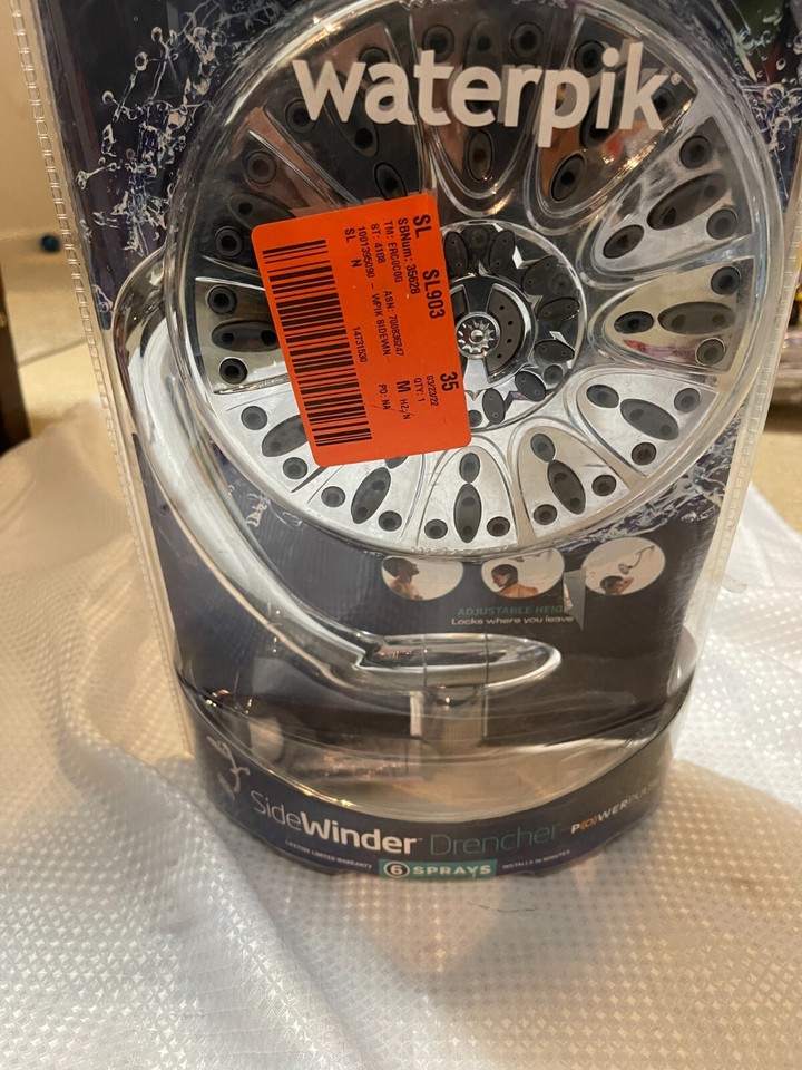 Waterpik PowerPulse Flexible Neck Shower Head Adjustable Shower Head