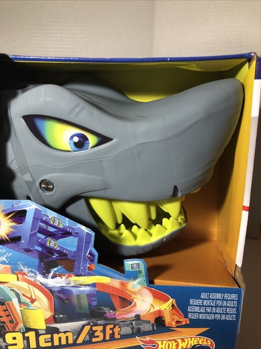 Hot Wheels City Ultra Shark Car Wash With Color Reveal Toy Vehicle New In Box - Picture 8 of 13