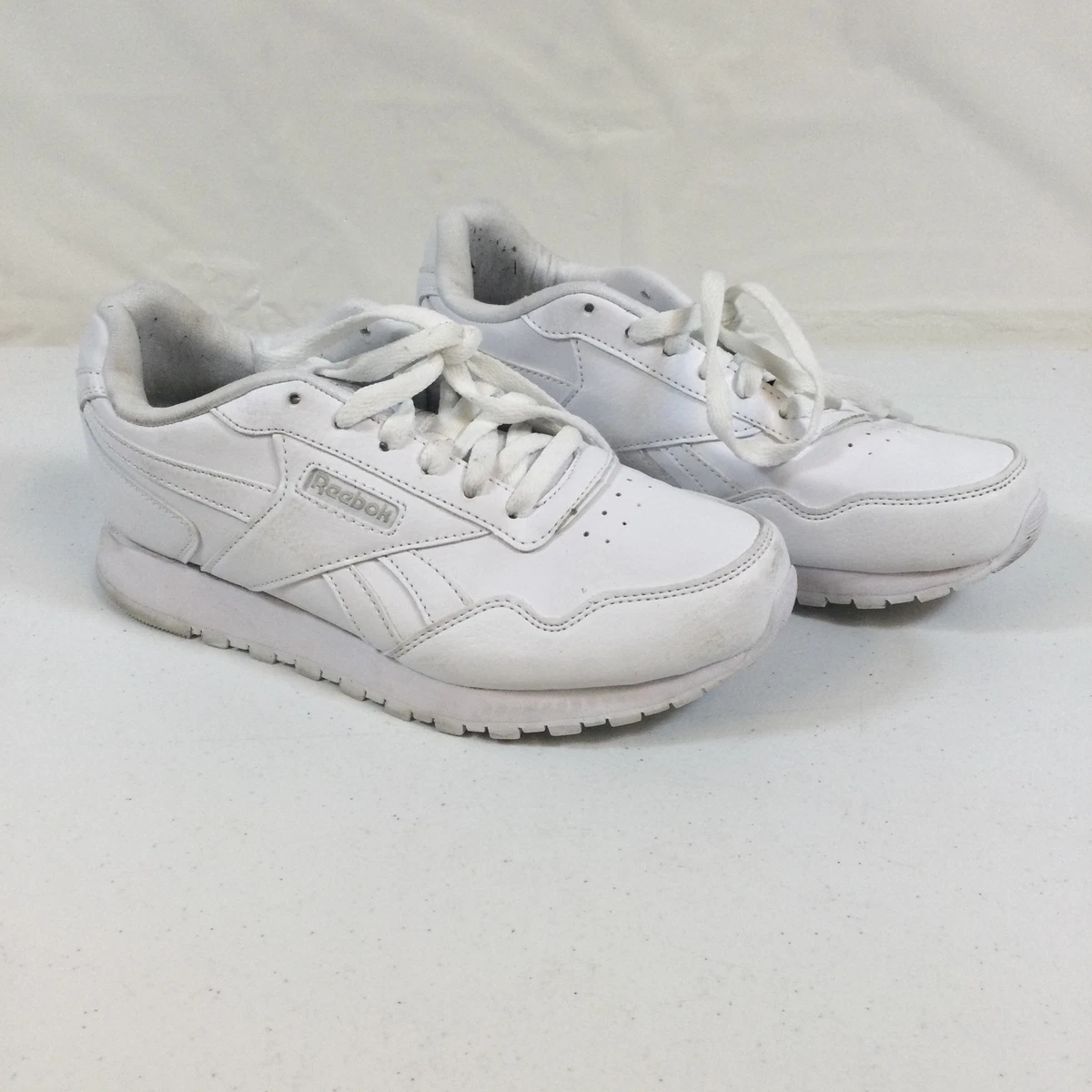 GENUINE REEBOK CLASSIC LEATHER WHITE & GREY ATHLETIC SHOES SNEAKERS RUNNERS  NEW