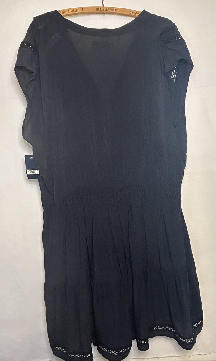 NWT Lucky Brand Women's Lace Inset Dress Black Size XL MSRP $129 | eBay NWT Lucky Brand Women's Lace Inset Dress Black Size XL MSRP $129 | eBay