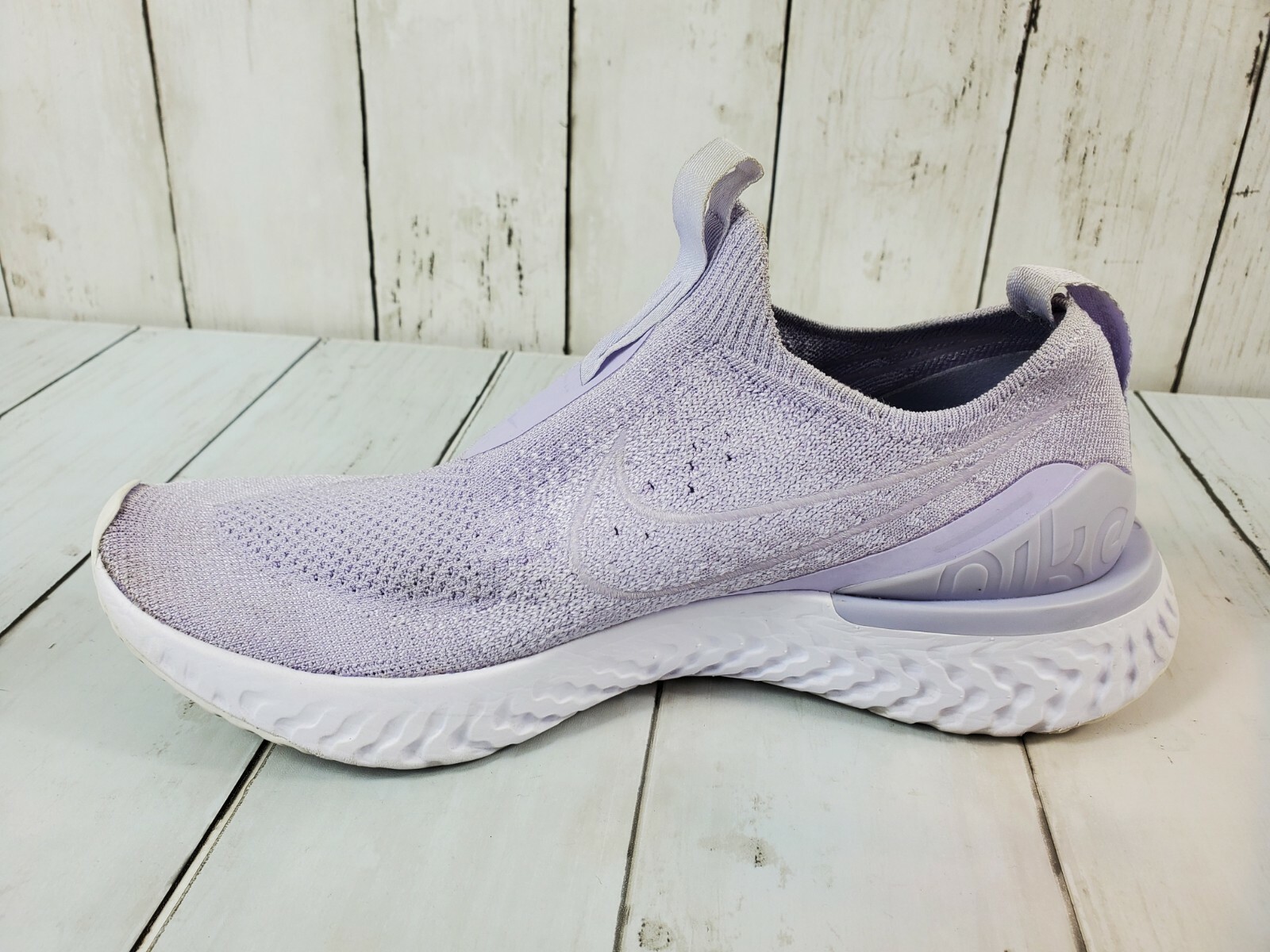 Women’s Size 8 Nike Epic Phantom React Flyknit Purple BV0415-500 Rare Nice! EUC image 3