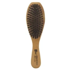 HOT WAVES Natural Boar Bristles Brush (Wooden Handle) B720L By J & D!!!