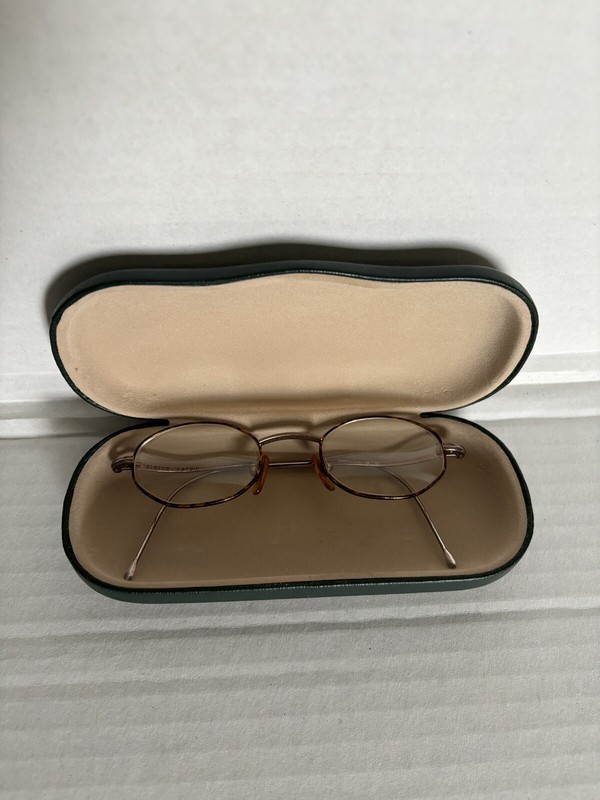 Pierre Cardin Designer Eyeglasses Oval Metal Rim Frames Tortoise/Bronze  44 20