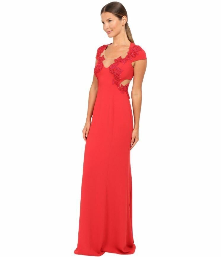 strapless open back dress Red Rosemary Open Back Sheath Qipao – Qipology main image 1