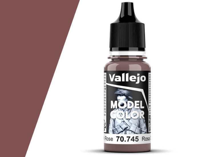 Vallejo 18ml 745 Model Color - Dark Rose (011)