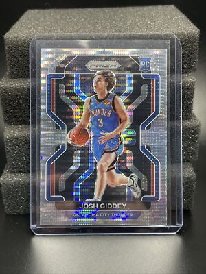 2021-22 Panini Prizm Basketball Josh Giddey Silver Pulsar SSP OKC 