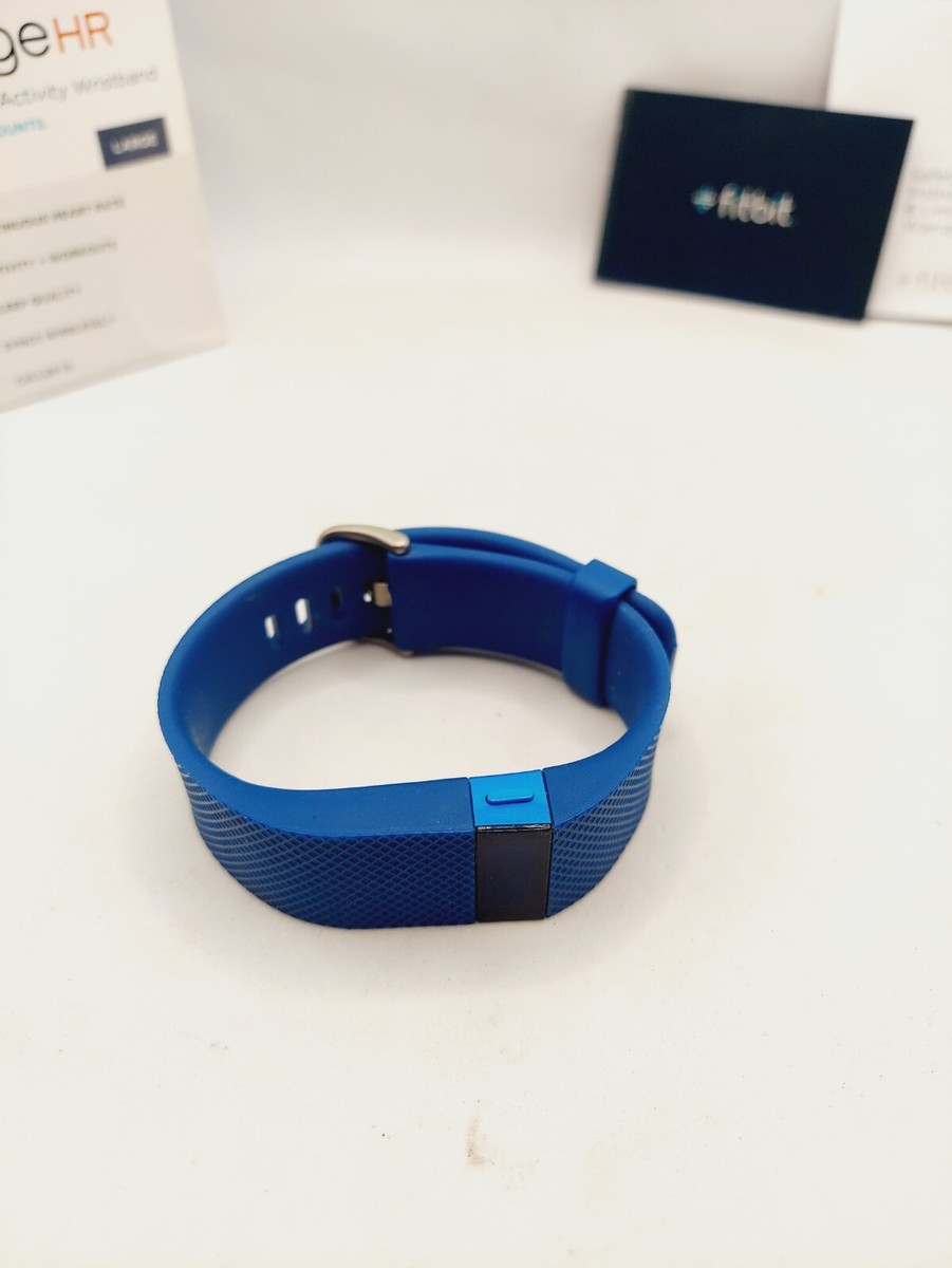 Fitbit FB405 Charge HR Wireless Activity Wristband blue Large