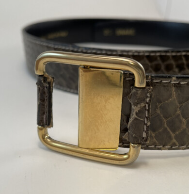 Bazzani Belt Genuine Snakeskin Women display picture 2