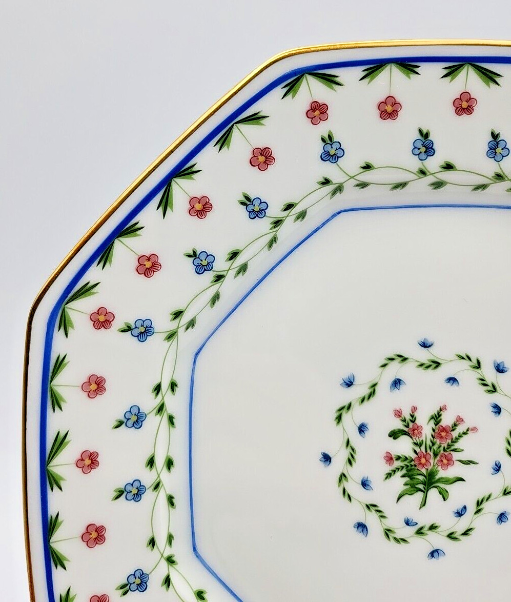 Ceralene Limoges Raynaud & Co Lafayette Octagonal Luncheon Plate La Fayette
