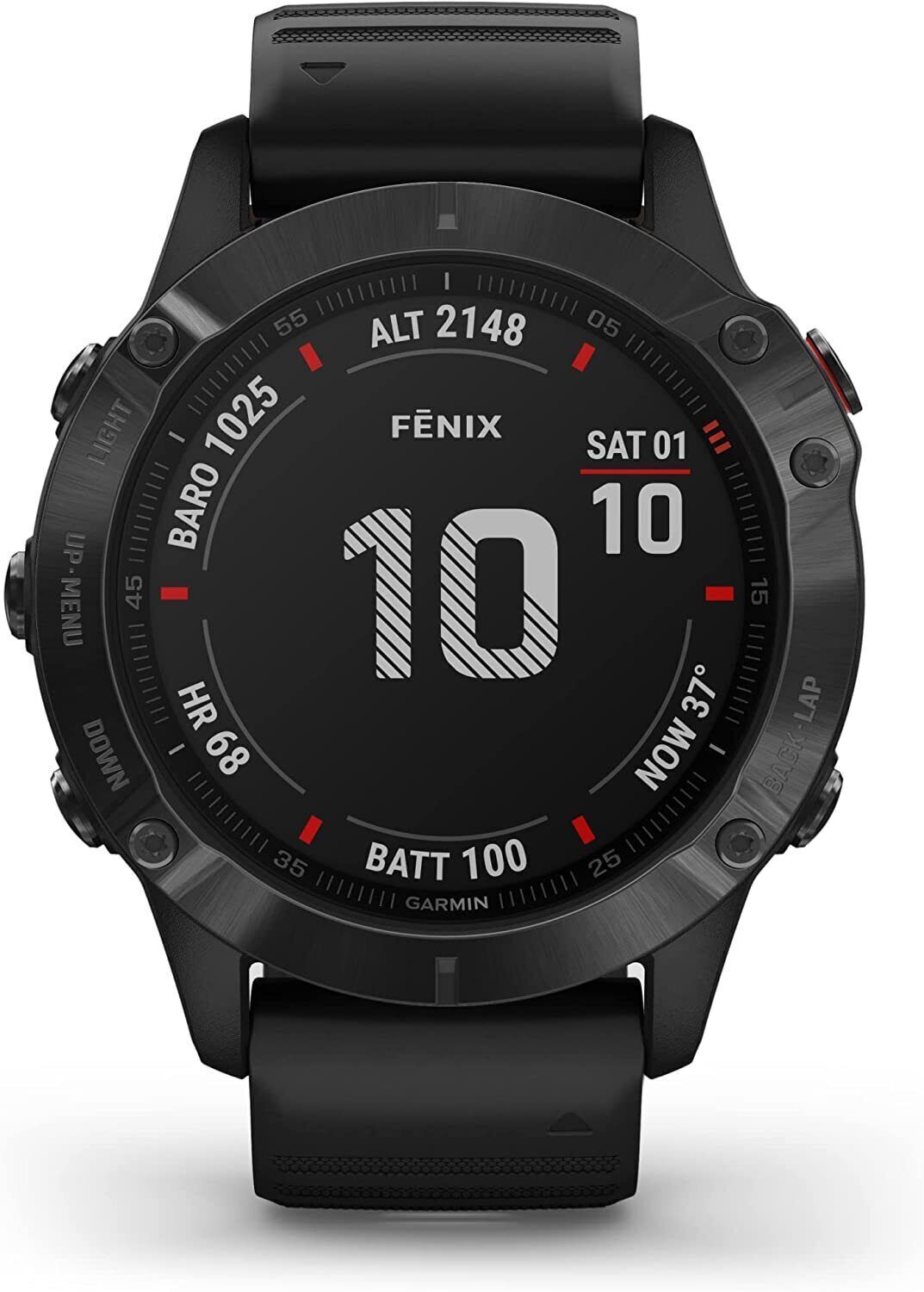 Garmin fenix 6X Pro GPS Watch - Black (G010-N2157-00)