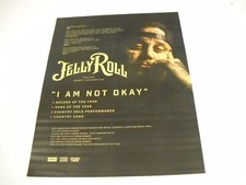 JELLY ROLL I Am Not Okay BLACK PUMAS Grammy talk 2-sided 2024 Promo Display Ad