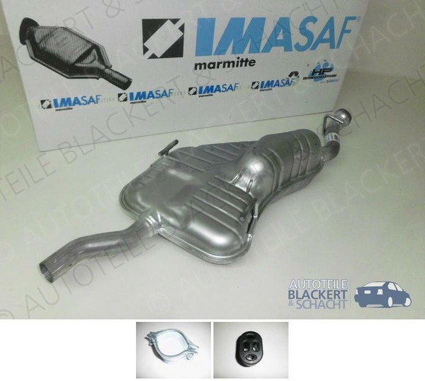 Imasaf ESD Auspuff Endtopf für Saab 9-3 + Cabriolet 900 II + Cabriolet + Coupe-image
