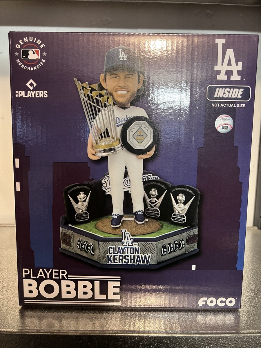 FOCO Clayton Kershaw Los Angeles Dodgers 3 X Cy Young 1 X Champion