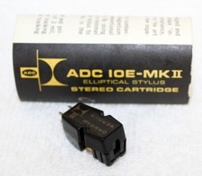 ADC 10E-MKII Stereo Phono Cartridge w/ Stylus Paperwork Cartridge Tests Good