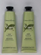 2 X Crabtree Evelyn Moisturizing Lily Hand Therapy Muguet 25g/0.9oz each NEW