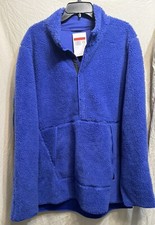 Nike Yoga Sherpa Fleece Pullover DD2182-430 Brand New Men  s Large Loose Fit