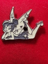 Disney Trading Pin, Tinker Bell, Ice Sculpture Hidden Mickey Lanyard, 2008 b42