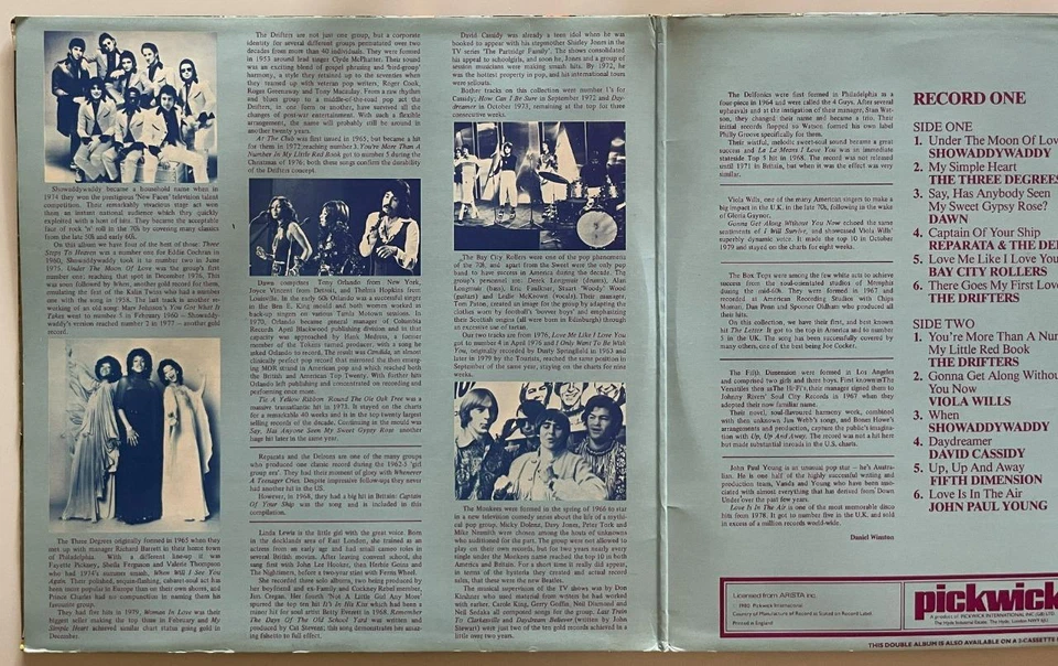 Star Power dbl LP EX Pickwick UK Pop Rock Bay City Rollers Monkees Showaddywaddy - Imagem 3 de 4