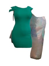Women's Ladies Elastic Stretch Bodycon Causal knee length dress.