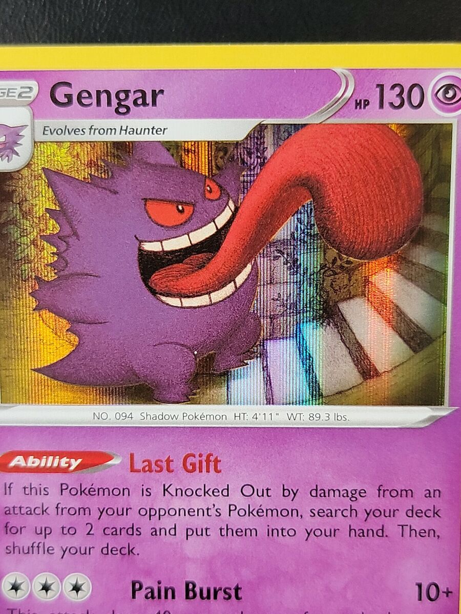 Gengar 057/198 Holo Rare Sword & Shield - Chilling Reign Pokemon 2021