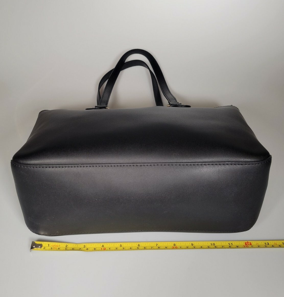 Longchamp Cavalcade Zipped Black Smooth Leather shopping bag Shoulder