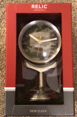 NEW Relic Desk Clock - Analog - Outdoor Camouflage - BRAND NEW IN BOX ...