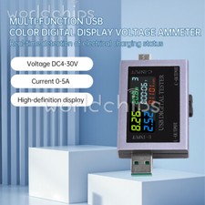 USB Type-C Power Tester Voltage Current Capacity Meter Multimeter LCD DC 4.5 50V